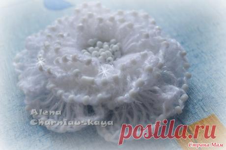 По многочисленным просьбам--- МК по вязанию цветка-броши для шалей. - ЗАО Шалунья - Страна Мам