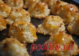Печенье с кокосом и соленой карамелью