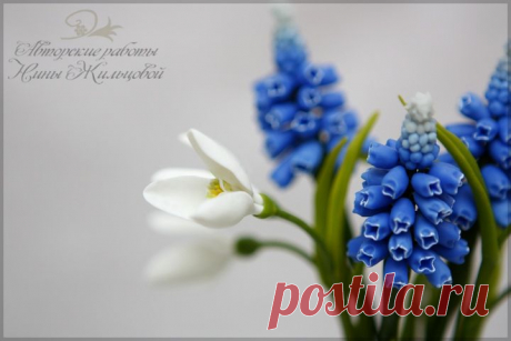 Изумительные цветы из холодного фарфора — Рукоделие