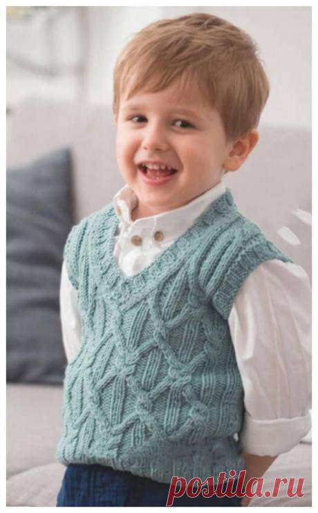 BLUE VEST FOR BOYS