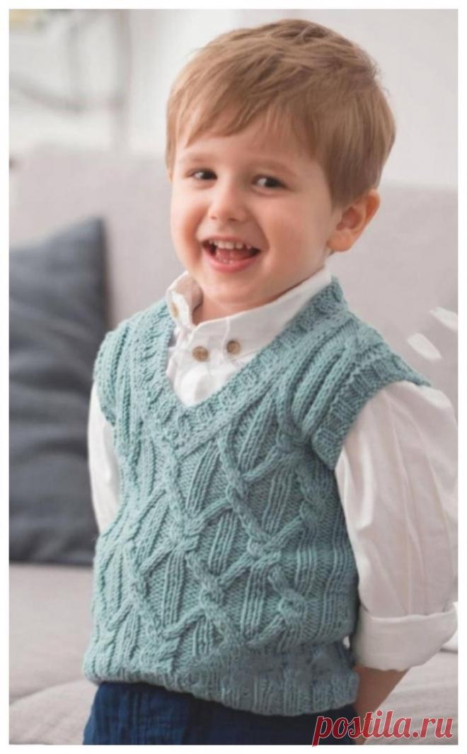 BLUE VEST FOR BOYS