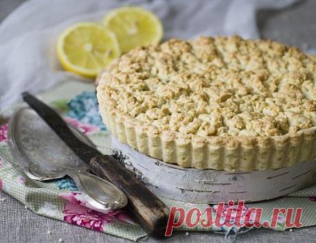 Тертый пирог с лимоном - рецепт с пошаговыми фото / Меню недели