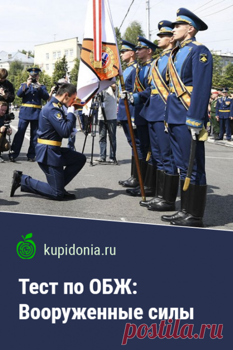Тест по ОБЖ: Вооруженные силы. Тест по ОБЖ по теме «Вооруженные силы». Школьная программа. Проверьте ваши знания!