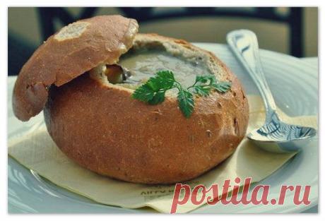 Чешский Суп в хлебе. Секреты приготовления + 3 рецепта - rastimul.com.ua