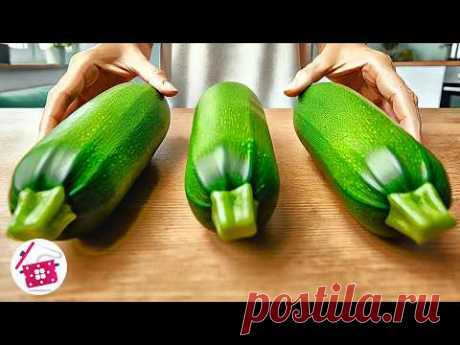 Просто натрите 2 кабачка! Лучше чем пицца! Кабачки вкуснее мяса! Простой рецепт кабачков