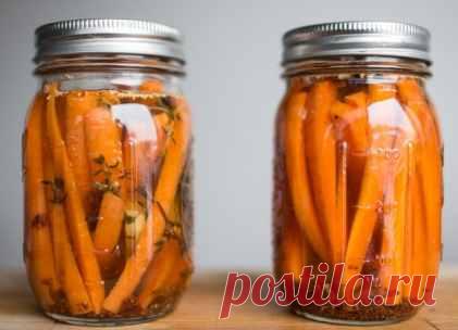 Заготовки на зиму: маринованная морковь - Что приготовить простые рецепты с фото