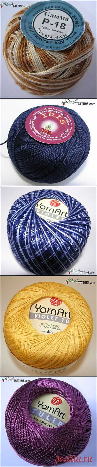 Из чего плести? В поисках ниток для фриволите. Looking for a tatting thread. | Frivolitatting