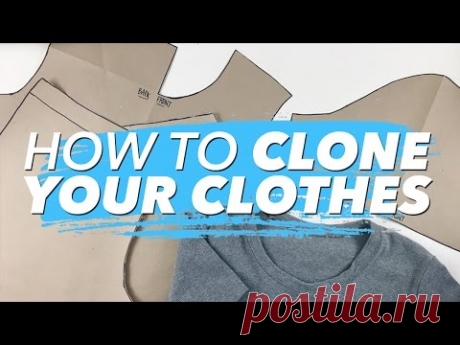 How to Make Patterns from Your Clothes (CLONE YOUR WARDROBE) | WITHWENDY - YouTube