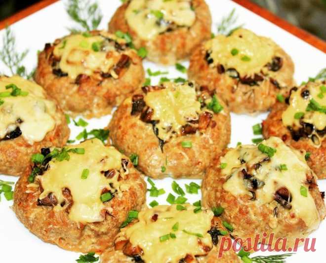 Мясные гнёзда с грибами
