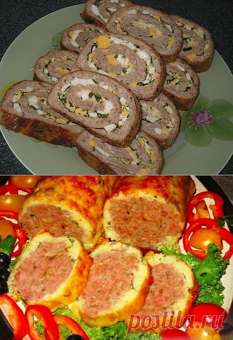 Мясные рулеты - 5 рецептов с фото.