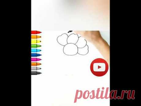 Как нарисовать цветок 🌸 #shorts