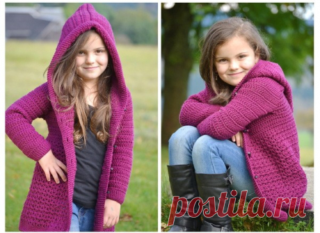 Basic-Mantel, alle Größen häkeln ++ Matilda ++ Häkelmantel mit Kapuze, RVO Raglan von oben