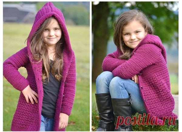 Basic-Mantel, alle Größen häkeln ++ Matilda ++ Häkelmantel mit Kapuze, RVO Raglan von oben