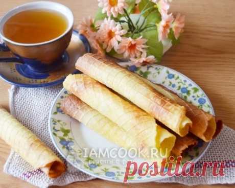 Вафли в электровафельнице хрустящие