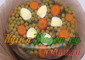 Заливное из говяжьего языка