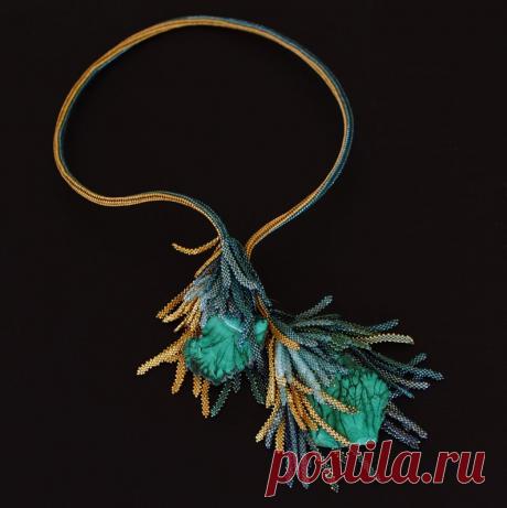 Инструкция по выполнению колье Райские фрукты и | Etsy