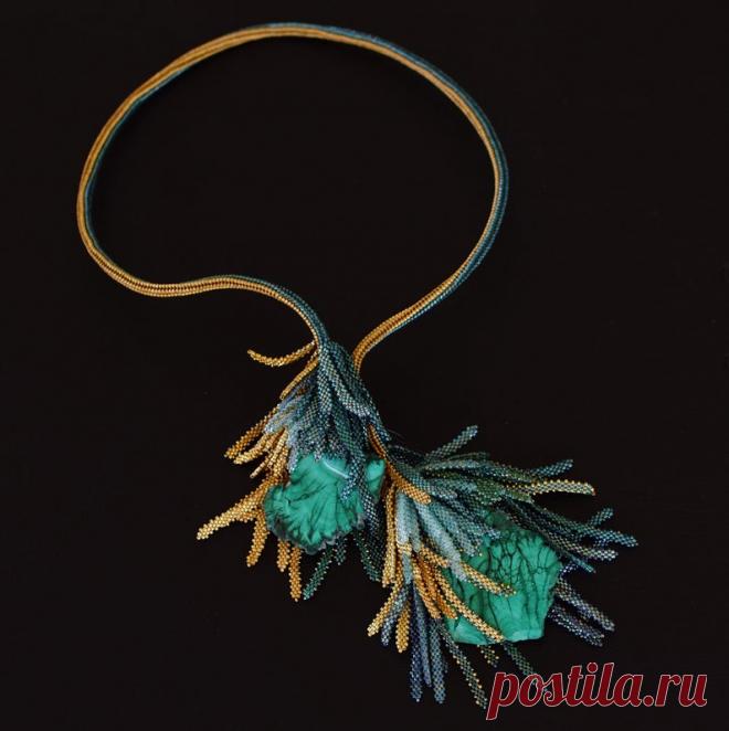 Инструкция по выполнению колье Райские фрукты и | Etsy