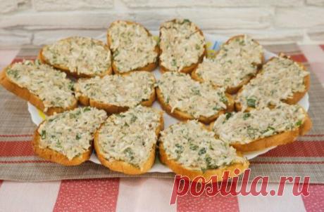 Гренки с сардиной и яйцом пошаговый фото рецепт - Retsept.net