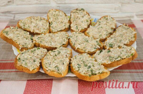 Гренки с сардиной и яйцом пошаговый фото рецепт - Retsept.net