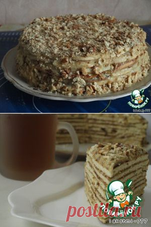 Тортик на сковороде - кулинарный рецепт