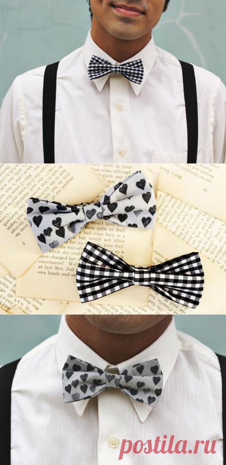 Уют, чистота, комфорт и креатив!: Как сделать галстук-бабочку своими руками