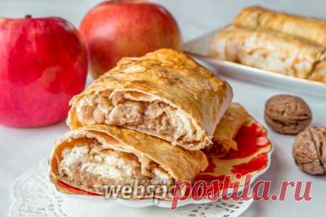 Лаваш с яблоком и творогом рецепт с фото, как приготовить на Webspoon.ru