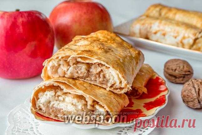 Лаваш с яблоком и творогом рецепт с фото, как приготовить на Webspoon.ru