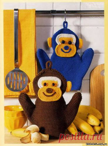 Прихватка "Воспоминания о зоопарке", описание и схема - Прихватки - Вязание для дома - Каталог статей - Энциклопедия вязания