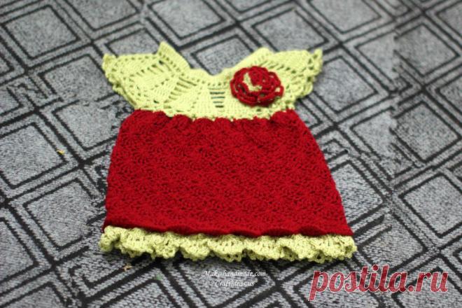 детское платье крючком | сделать ручной работы, вязание крючком, ремесла