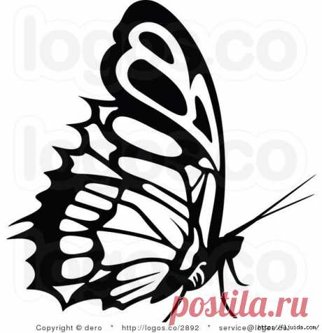 Трафареты бабочек и животных.