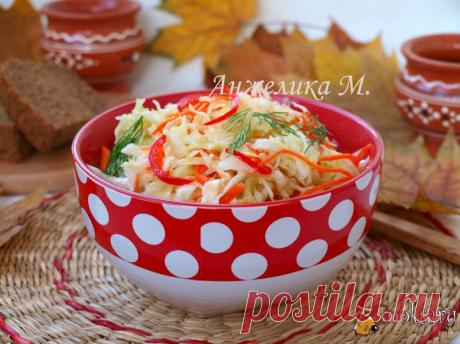 Быстрая капуста "Провансаль" фото рецепт приготовления
