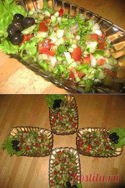 Чобан- салат (турецкая кухня).
