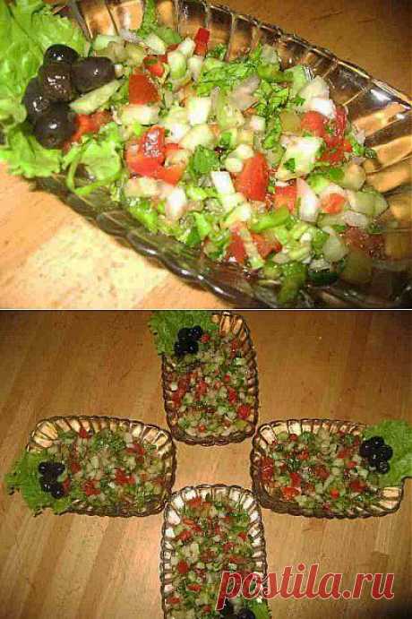 Чобан- салат (турецкая кухня).