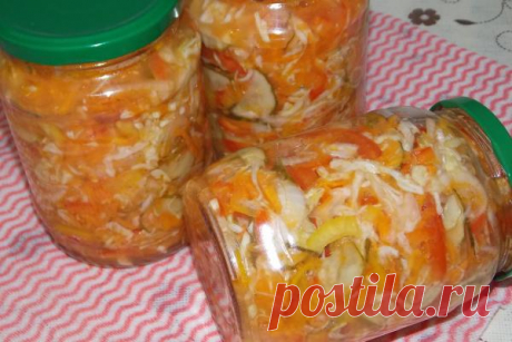 Овощной салат на зиму | CityWomanCafe.com