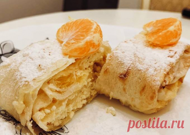 (17) ПП Рулет из лаваша с творогом и апельсином 😋 - пошаговый рецепт с фото. Автор рецепта Кристина Лавриненко . - Cookpad