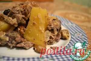Заяц с грибами в горшочках - кулинарный рецепт