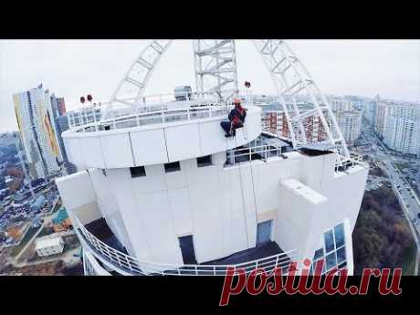 21 этаж спуск Альпиниста GoPro 3 - 4 Квадрокоптер DJI Phantom - YouTube