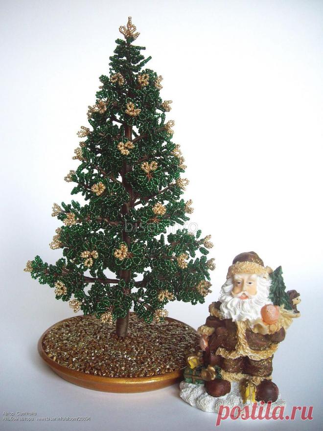 Ёлка "Исполнение желаний" | biser.info - всё о бисере и бисерном творчестве