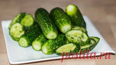 Быстрые и вкусные огурцы в пакете - Простые рецепты Овкусе.ру