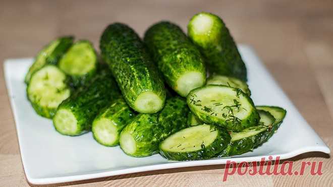 Быстрые и вкусные огурцы в пакете - Простые рецепты Овкусе.ру