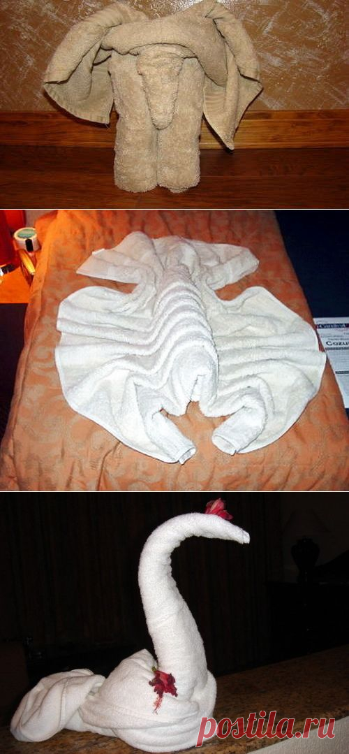 Как создать из полотенец забавные фигурки - Миллион Подарков