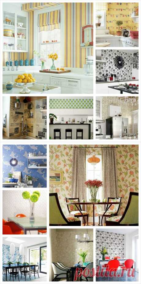 Современные обои для кухне: уют и практичность - Роскошь и уют