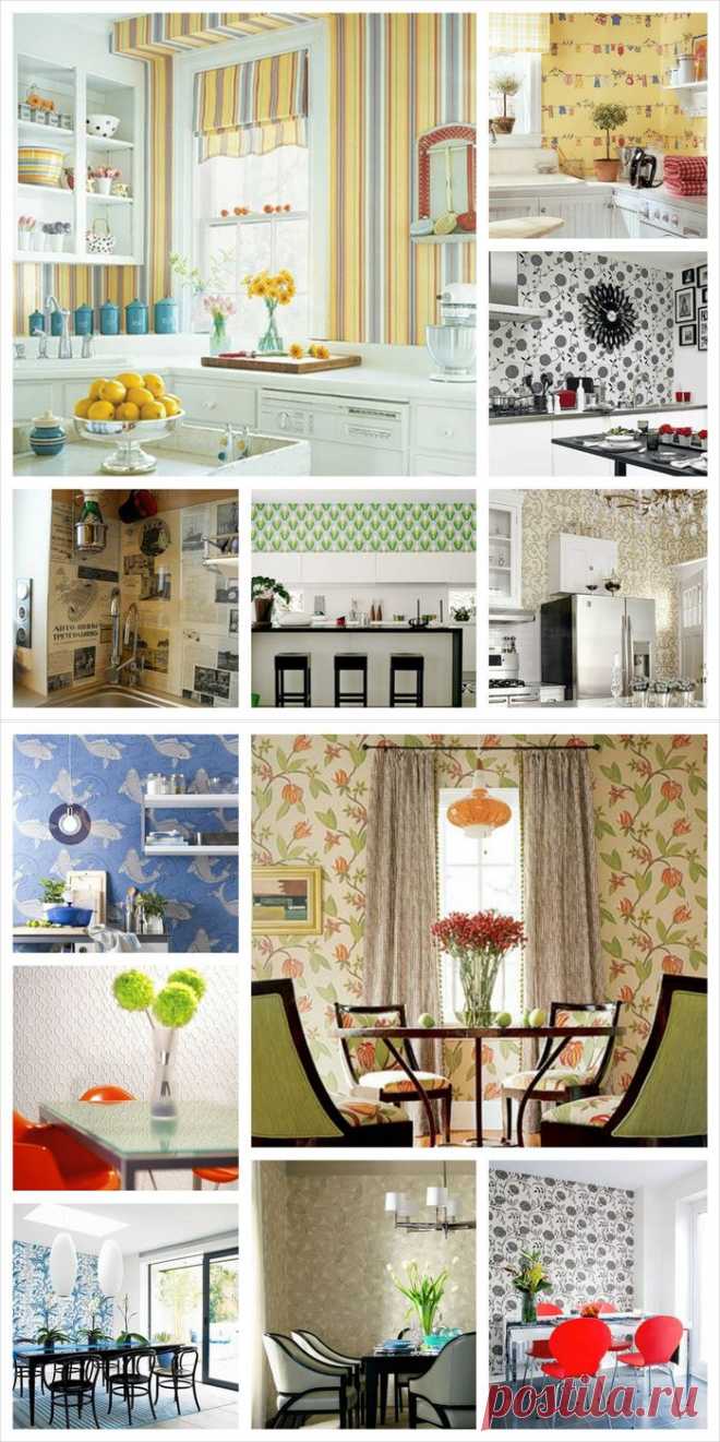 Современные обои для кухне: уют и практичность - Роскошь и уют