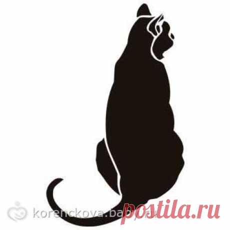 Трафареты кошки, трафареты в большом разрешении трафареты кошек - на бэби.ру