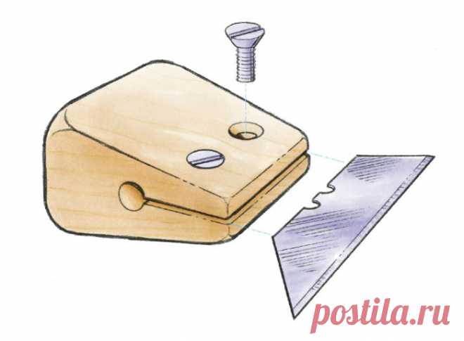Утилита нож лезвие делает ловкий скребок - FineWoodworking