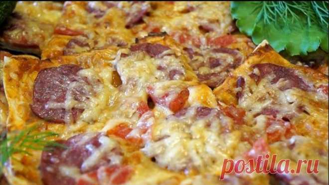 Вкуснейшая ПИЦЦА за 20 минут вместе с выпечкой.Никакой возни с тестом!