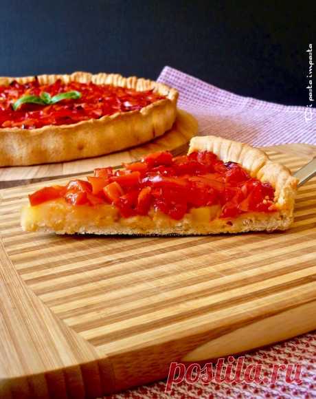 Киш с чушки и картофи