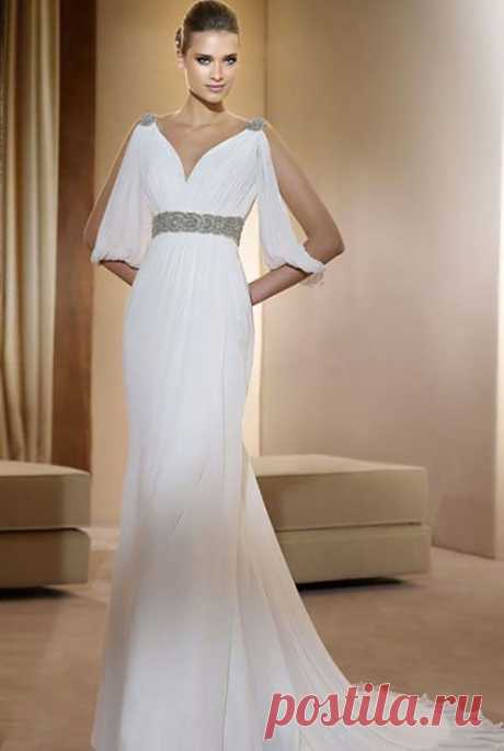 Свадебное платье в греческом стиле
