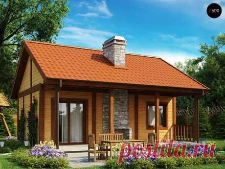 Жилая / Общая площадь 37,6 м² 
Площадь застройки 49,1 м² 
Кубатура 97,7 m³ 
Высота 5,69 m 
Угол наклона кровли 30° 
Площадь крыши 92,13 m² 
Минимальные размеры участка шир. 14,28m × длина 13,88m
#проекты@public_iskusstvo_remonta