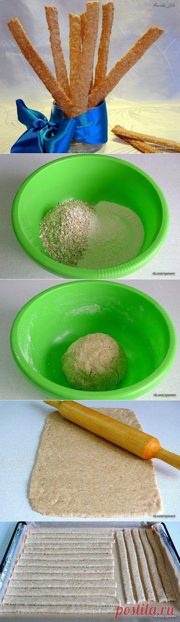 Овсяные палочки с сыром - улетают мгновенно! | Банк кулинарных рецептов